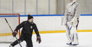LAT U20 hokeja izlases treniņš, 10.12.2025.
