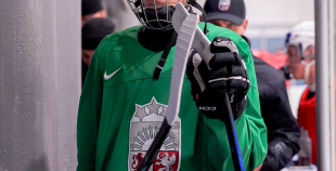 Latvijas U18 izlases treniņš pirms turnīra Slovākijā