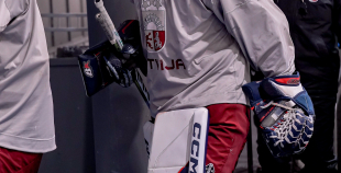 Latvijas U18 izlases treniņš pirms turnīra Slovākijā