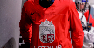 Latvijas U18 izlases treniņš pirms turnīra Slovākijā