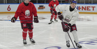 LAT hokeja izlases treniņš, Xiaomi arēnā, 9.04.2026.