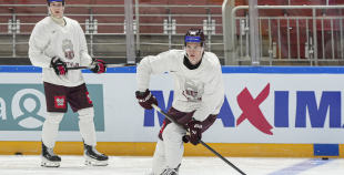 LAT hokeja izlases treniņš, Xiaomi arēnā, 9.04.2026.