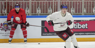 LAT hokeja izlases treniņš, Xiaomi arēnā, 9.04.2026.