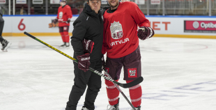 LAT hokeja izlases treniņš, Xiaomi arēnā, 9.04.2026.