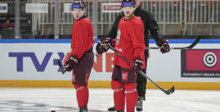 LAT hokeja izlases treniņš, Xiaomi arēnā, 9.04.2026.