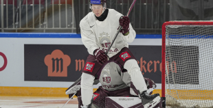 LAT hokeja izlases treniņš, Xiaomi arēnā, 9.04.2026.