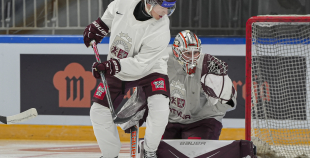 LAT hokeja izlases treniņš, Xiaomi arēnā, 9.04.2026.