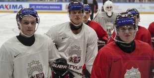 LAT hokeja izlases treniņš, Xiaomi arēnā, 9.04.2026.