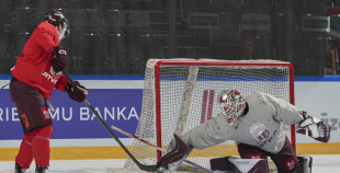 LAT hokeja izlases treniņš, Xiaomi arēnā, 9.04.2026.