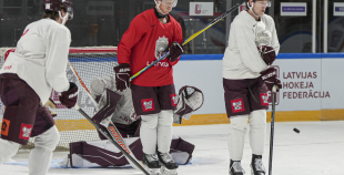 LAT hokeja izlases treniņš, Xiaomi arēnā, 9.04.2026.