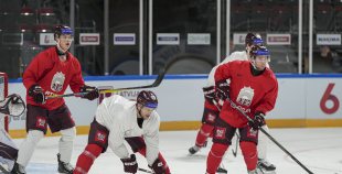 LAT hokeja izlases treniņš, Xiaomi arēnā, 9.04.2026.