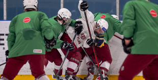 Latvijas U-18 izlases treniņš (08.12)