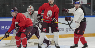 LAT hokeja izlases treniņš, Xiaomi arēnā, 9.04.2026.