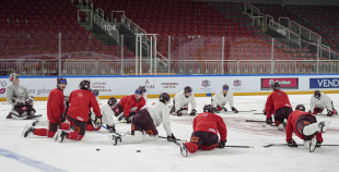 LAT hokeja izlases treniņš, Xiaomi arēnā, 9.04.2026.