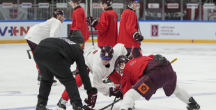 LAT hokeja izlases treniņš, Xiaomi arēnā, 9.04.2026.