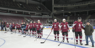 Veterānu 50, 50+ apbalvošana, LAT veterānu - LTU veterānu spēle, 9.04.2026.