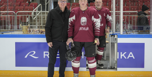 Veterānu 50, 50+ apbalvošana, LAT veterānu - LTU veterānu spēle, 9.04.2026.