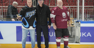 Veterānu 50, 50+ apbalvošana, LAT veterānu - LTU veterānu spēle, 9.04.2026.