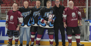 Veterānu 50, 50+ apbalvošana, LAT veterānu - LTU veterānu spēle, 9.04.2026.