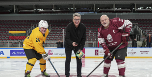 Veterānu 50, 50+ apbalvošana, LAT veterānu - LTU veterānu spēle, 9.04.2026.