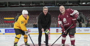 Veterānu 50, 50+ apbalvošana, LAT veterānu - LTU veterānu spēle, 9.04.2026.