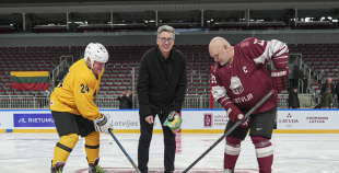 Veterānu 50, 50+ apbalvošana, LAT veterānu - LTU veterānu spēle, 9.04.2026.
