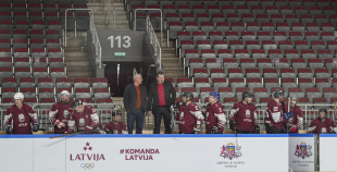 Veterānu 50, 50+ apbalvošana, LAT veterānu - LTU veterānu spēle, 9.04.2026.