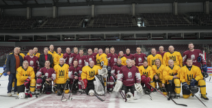 Veterānu 50, 50+ apbalvošana, LAT veterānu - LTU veterānu spēle, 9.04.2026.