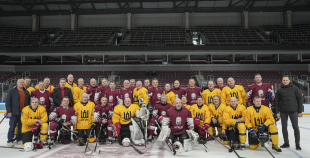 Veterānu 50, 50+ apbalvošana, LAT veterānu - LTU veterānu spēle, 9.04.2026.