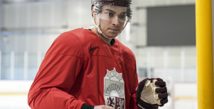 LAT hokeja izlases pēdējais treniņš, pirms došanās uz OS, 4.02.2026.