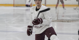 LAT hokeja izlases pēdējais treniņš, pirms došanās uz OS, 4.02.2026.