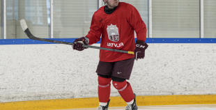 LAT hokeja izlases pēdējais treniņš, pirms došanās uz OS, 4.02.2026.