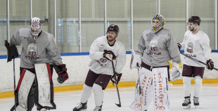 LAT hokeja izlases pēdējais treniņš, pirms došanās uz OS, 4.02.2026.