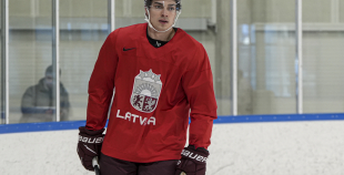 LAT hokeja izlases pēdējais treniņš, pirms došanās uz OS, 4.02.2026.
