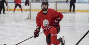 LAT hokeja izlases pēdējais treniņš, pirms došanās uz OS, 4.02.2026.