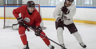 LAT hokeja izlases pēdējais treniņš, pirms došanās uz OS, 4.02.2026.