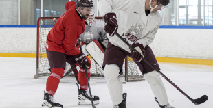 LAT hokeja izlases pēdējais treniņš, pirms došanās uz OS, 4.02.2026.