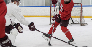 LAT hokeja izlases pēdējais treniņš, pirms došanās uz OS, 4.02.2026.