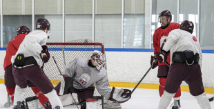 LAT hokeja izlases pēdējais treniņš, pirms došanās uz OS, 4.02.2026.