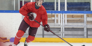 LAT hokeja izlases pēdējais treniņš, pirms došanās uz OS, 4.02.2026.