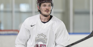 LAT hokeja izlases pēdējais treniņš, pirms došanās uz OS, 4.02.2026.