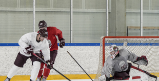 LAT hokeja izlases pēdējais treniņš, pirms došanās uz OS, 4.02.2026.