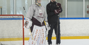 LAT hokeja izlases pēdējais treniņš, pirms došanās uz OS, 4.02.2026.