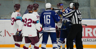LHF Prezidenta kauss: Latvija "baltā" - "MOGO/RSU" 7:3
