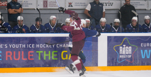 LHF Prezidenta kauss: Latvija "bordo" U20 - "MOGO/RSU" 0:1