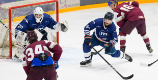 LHF Prezidenta kauss: Latvija "bordo" U20 - "MOGO/RSU" 0:1