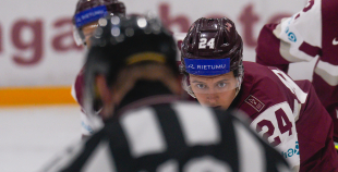 LHF Prezidenta kauss: Latvija "bordo" U20 - "MOGO/RSU" 0:1