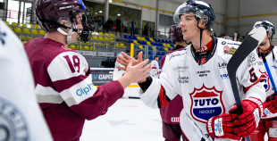 LHF Prezidenta kauss: Latvija "bordo" - "TuTo" 0:3