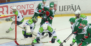 Virslīga: HK Liepāja - HK Mogo 4:5 