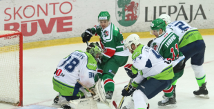 Virslīga: HK Liepāja - HK Mogo 4:5 